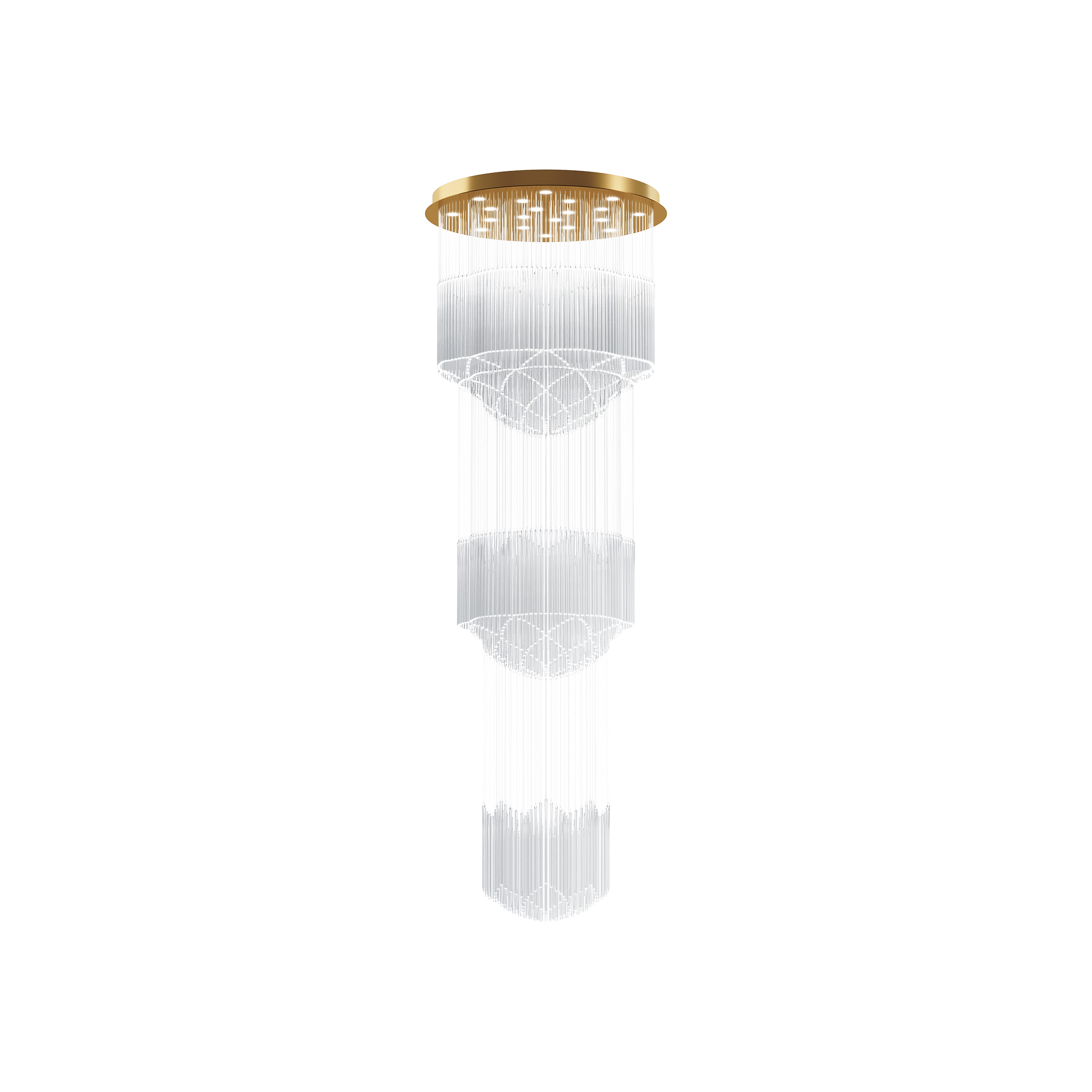 BORA 3 Tier Chandelier 100x300 cm