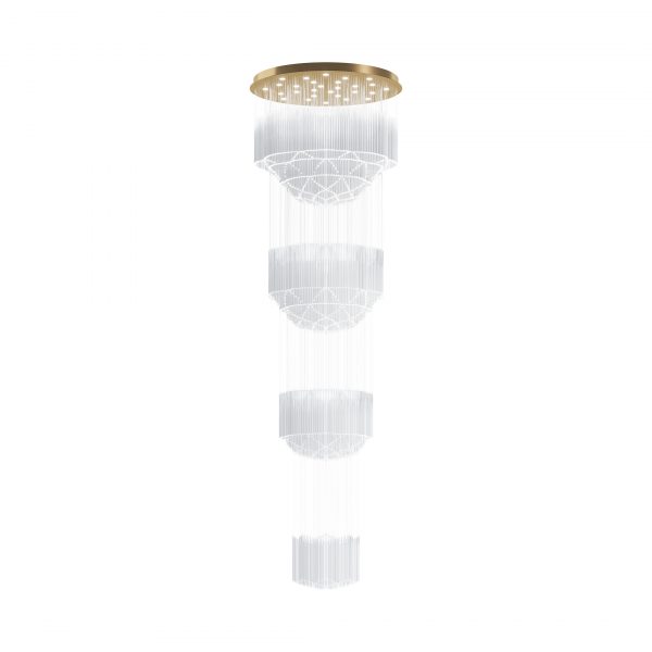 BORA 4 Tier Chandelier 120x400 cm