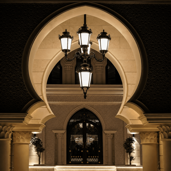 Ornate Lanterns Beneath a Grand Arch 1 600x600